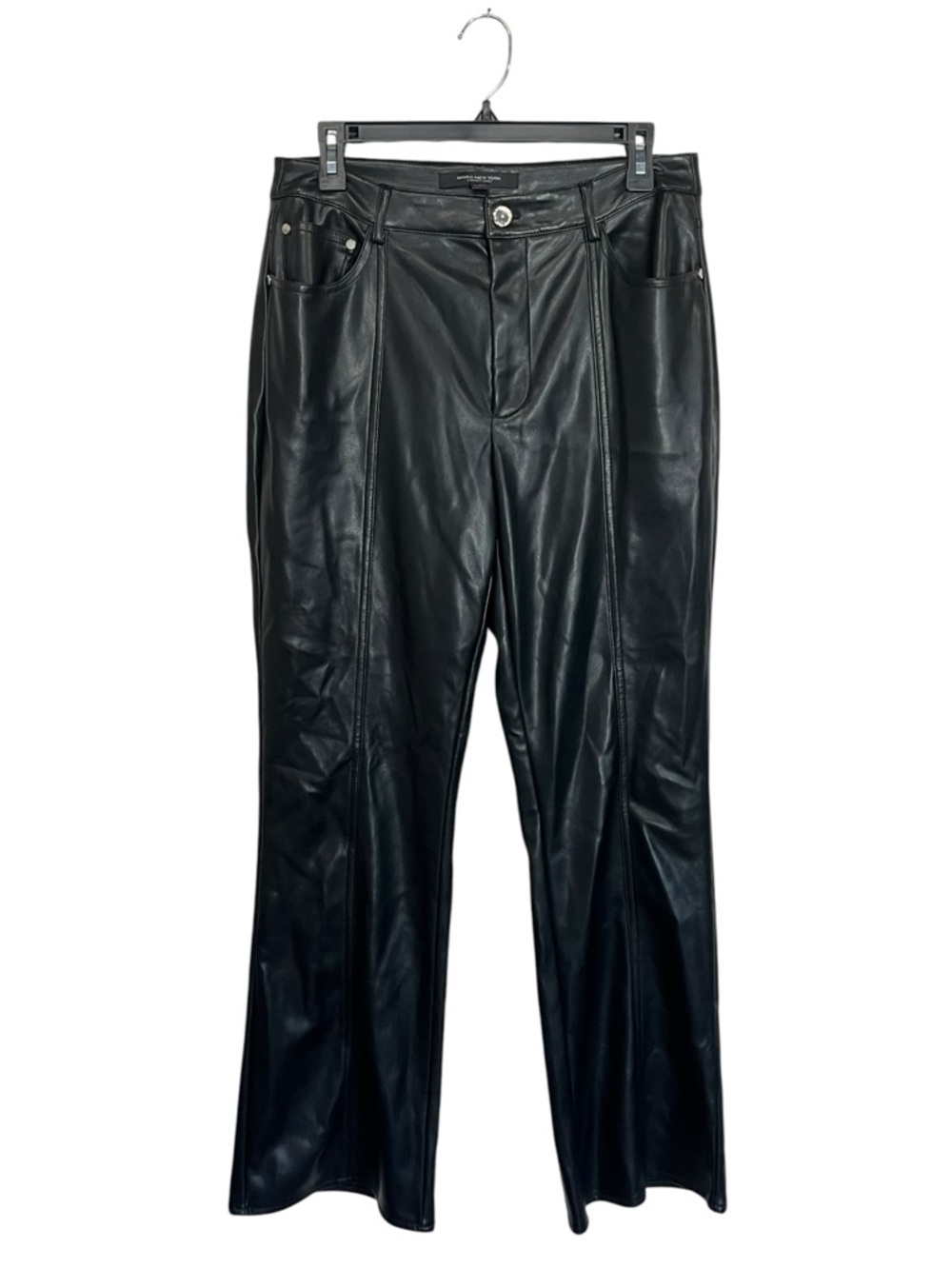 Marc New York | Black Faux Leather pants 10